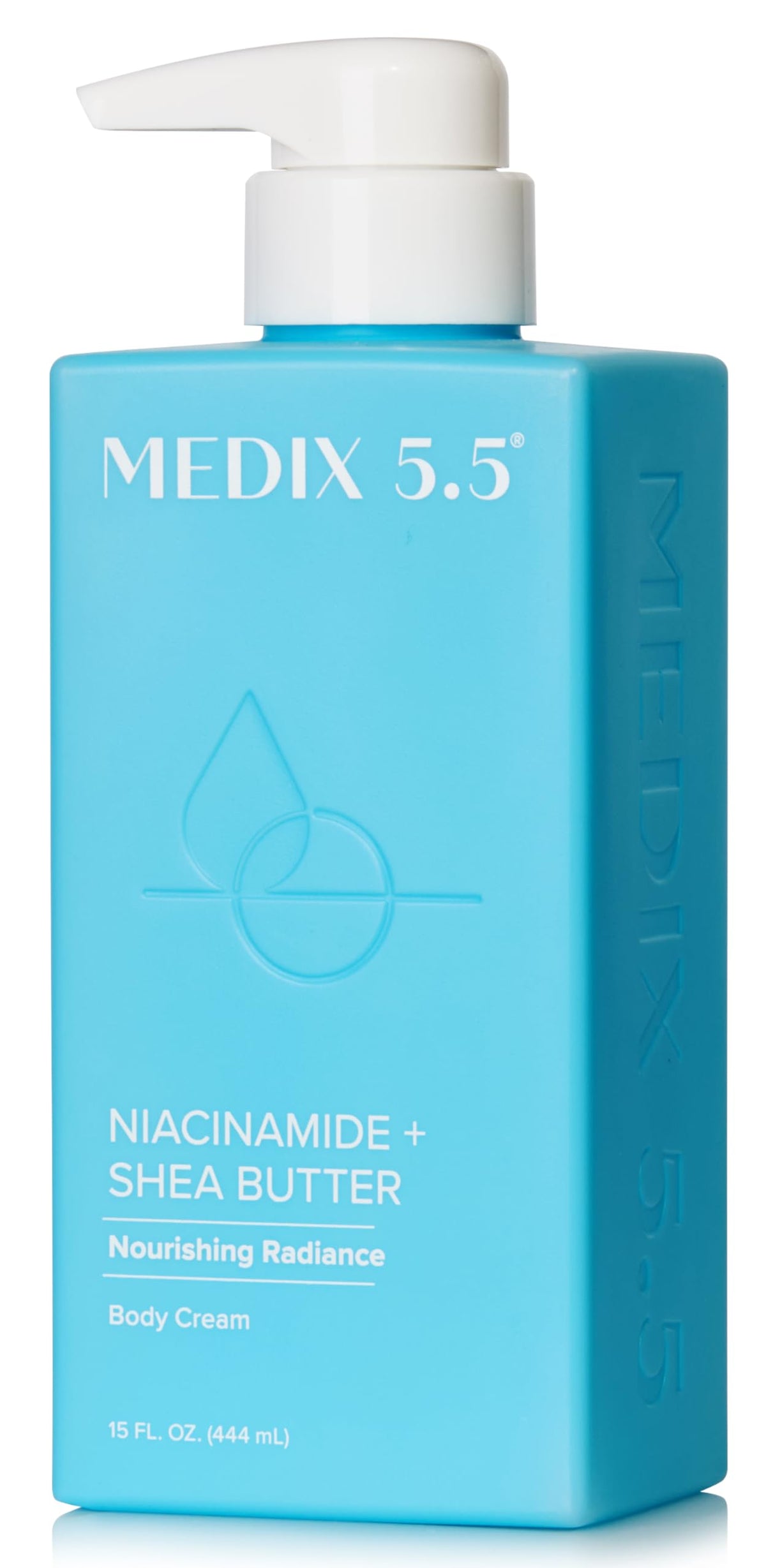 Medix 5.5 fragrance-free niacinamide face moisturizer jar supports smoother skin.
