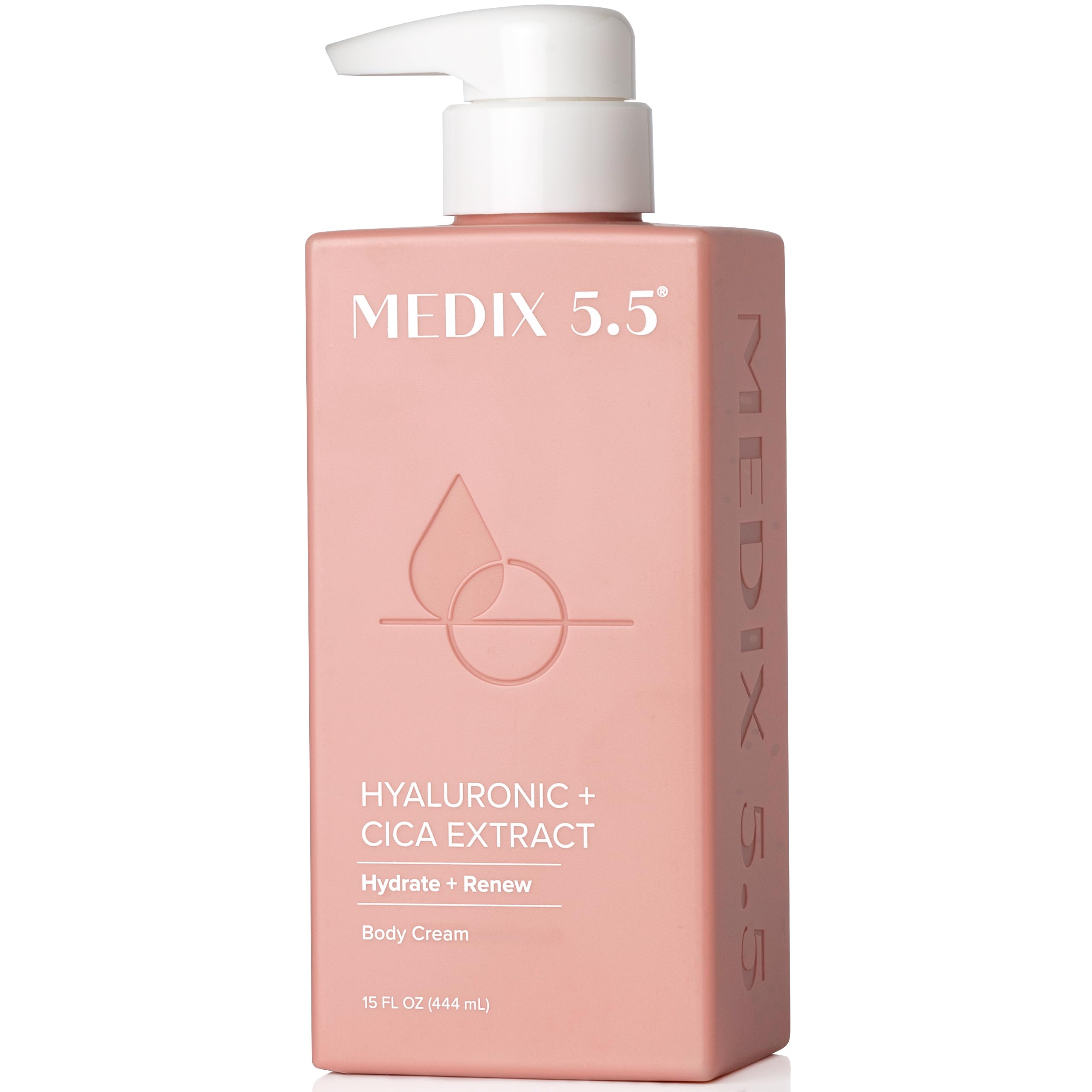 Medix 5.5 Hyaluronic Acid Cream bottle pump for daily hydration and smooth skin