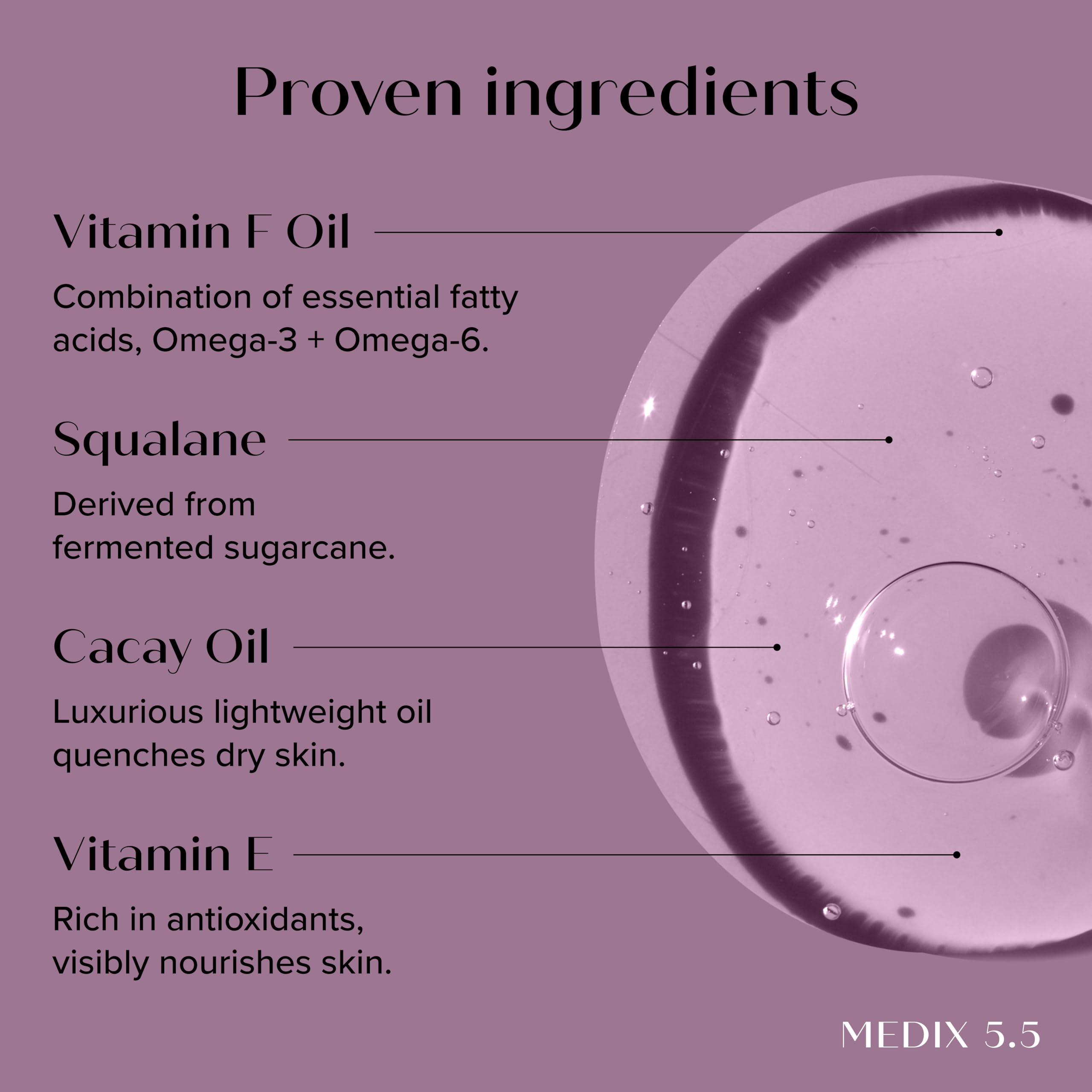 Medix 5.5 Layering setup image demonstrates booster and cream combination.