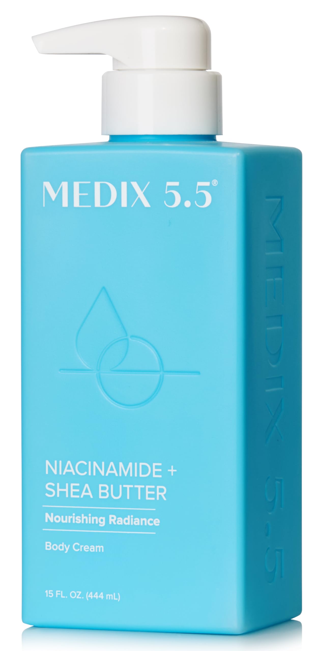 Medix 5.5 Niacinamide Face Moisturizer jar showing rich hydration for radiant skin.