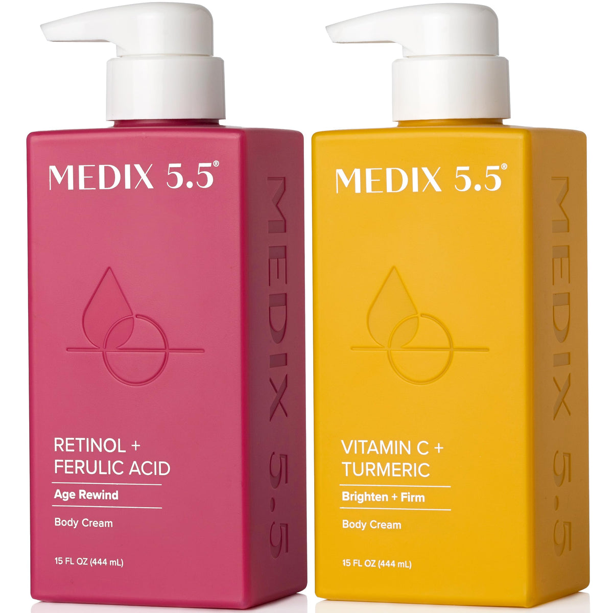 Medix 5.5 Retinol Body Cream bottle showing anti-aging hydration