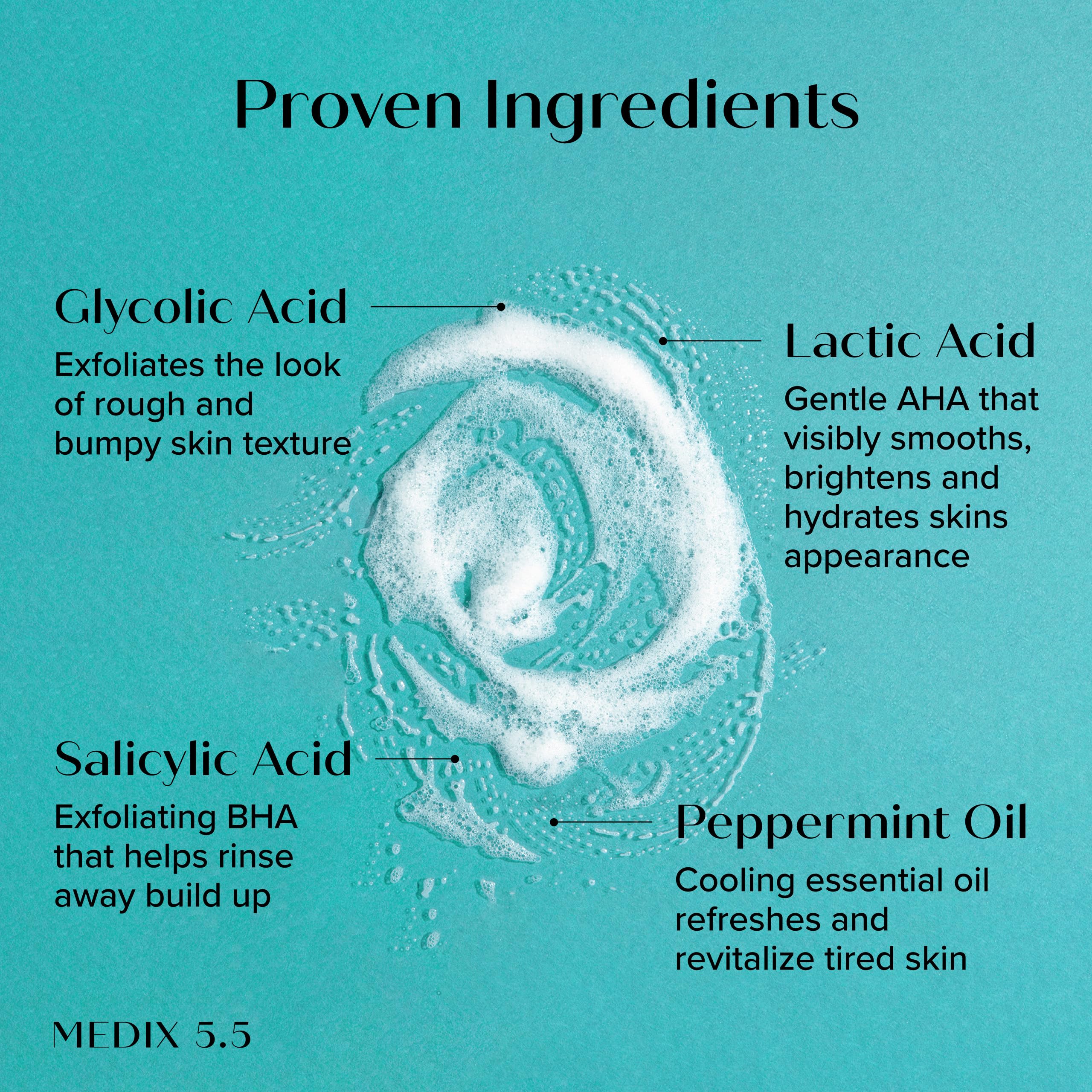 Medix 5.5 Retinol Cream closeup showing creamy texture for firming benefits