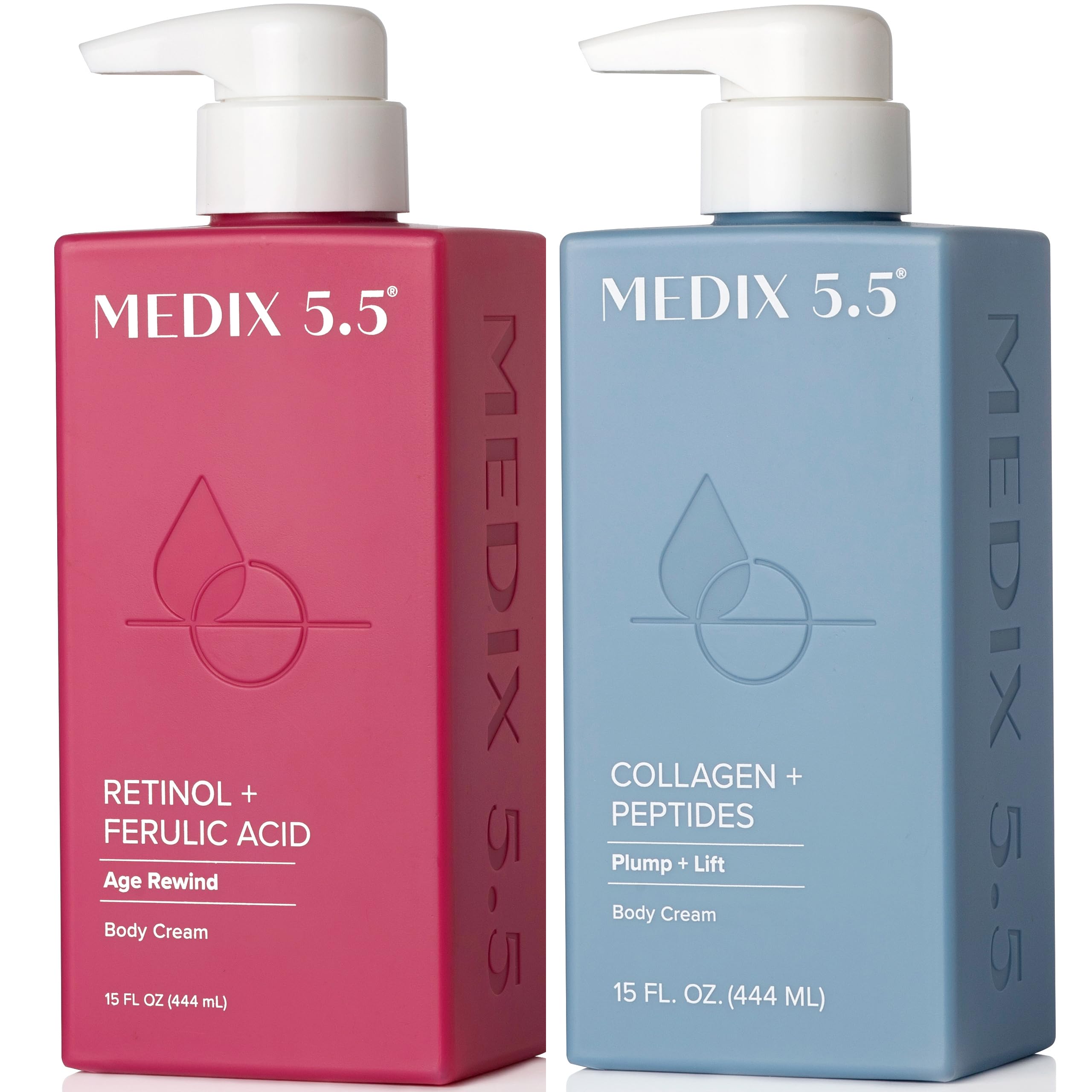 Medix 5.5 Retinol Cream bottle highlighting anti-aging formula for firmer, smoother skin