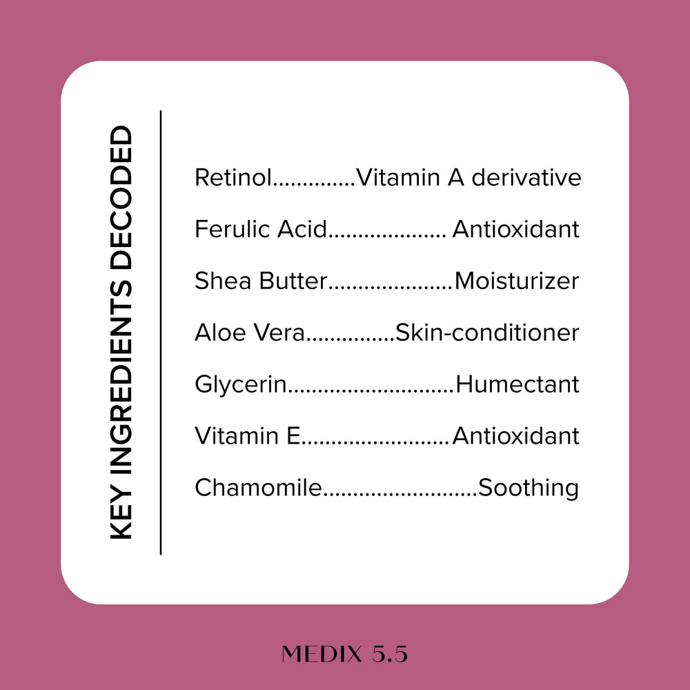 Medix 5.5 rich creamy hydration suggests soft, plump skin
