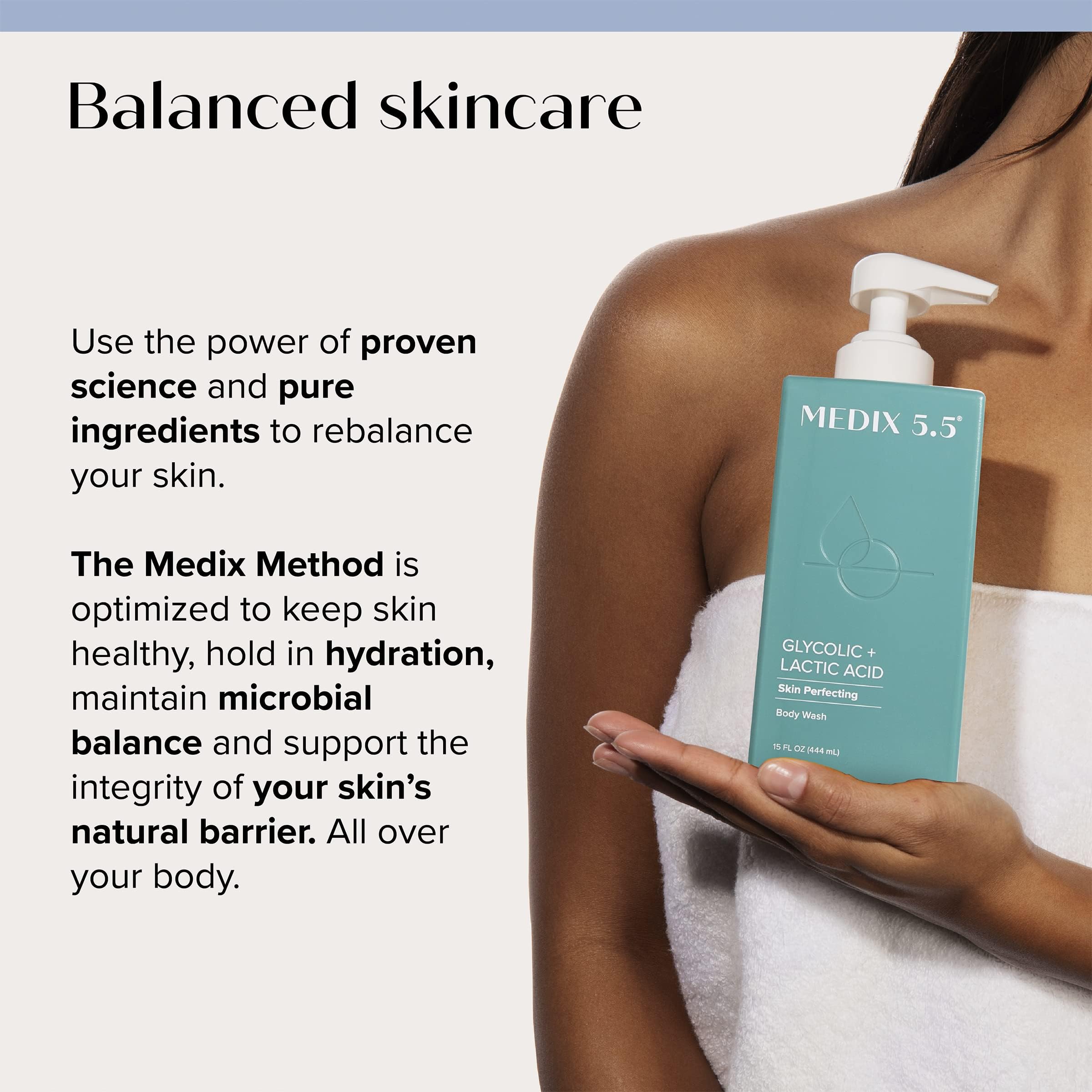 Medix 5.5 skin texture illustration suggests smoother skin texture