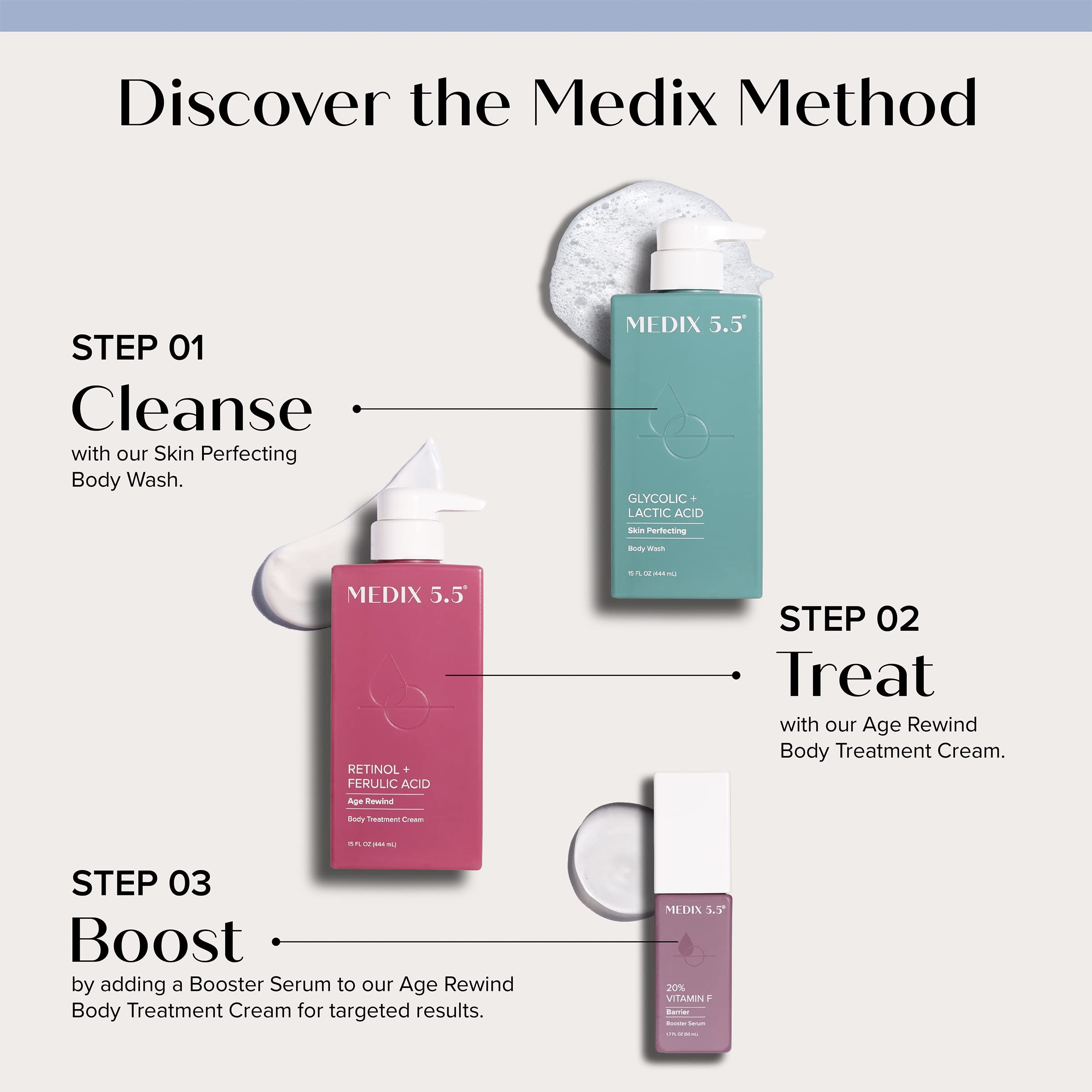 Medix 5.5 Collagen Cream rich texture shown close-up