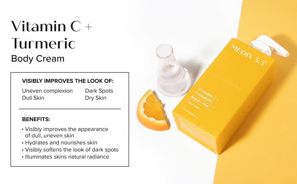 Medix 5.5 Vitamin C Cream on skin after use, subtle glow.