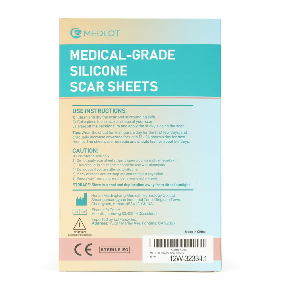 MEDLOT patch positioned on acne scar area for softening over weeks