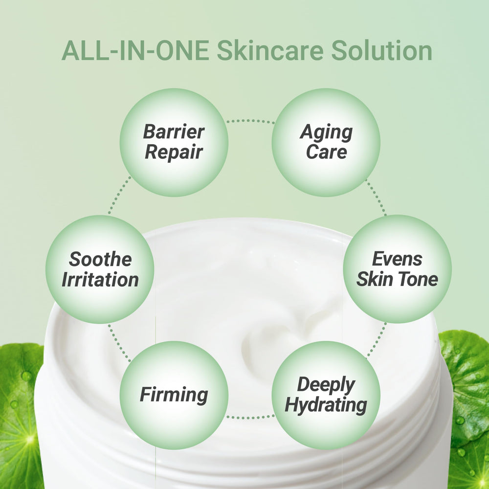 Meebak Cica Cream packaging on vanity for daily use