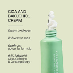 Meebak eye cream Cica jar texture promoting calm balanced under-eye skin