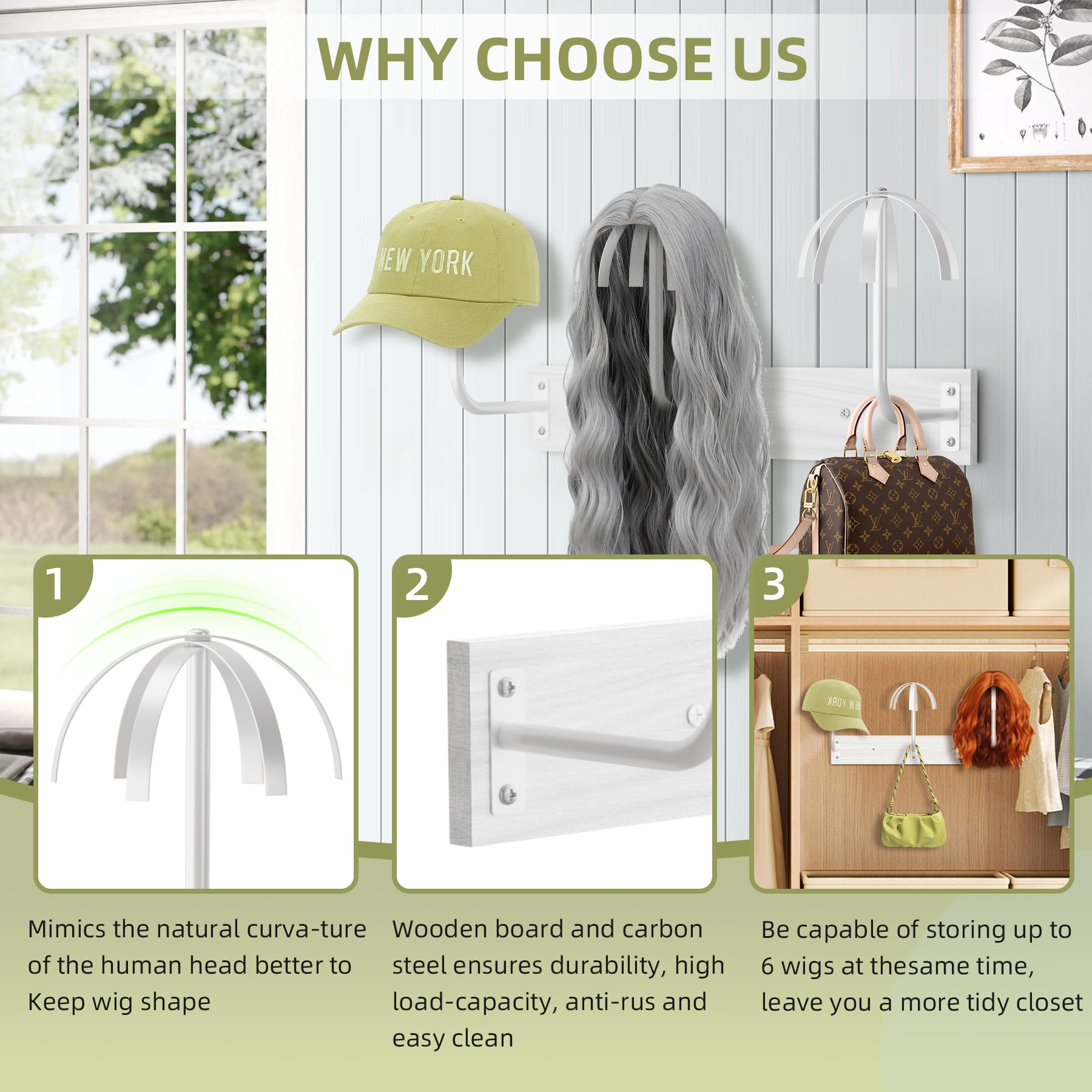MEEMENG display stand is a practical gift for wig wearers and stylists.