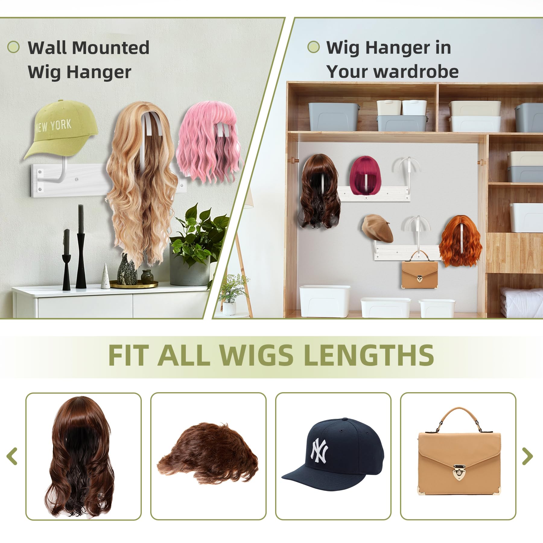 MEEMENG durable wig rack resists rust and cleans easily after use.