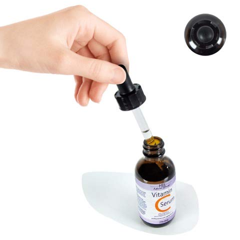 Meera's Beauty vitamin c serum texture closeup demonstrates silky, smooth application