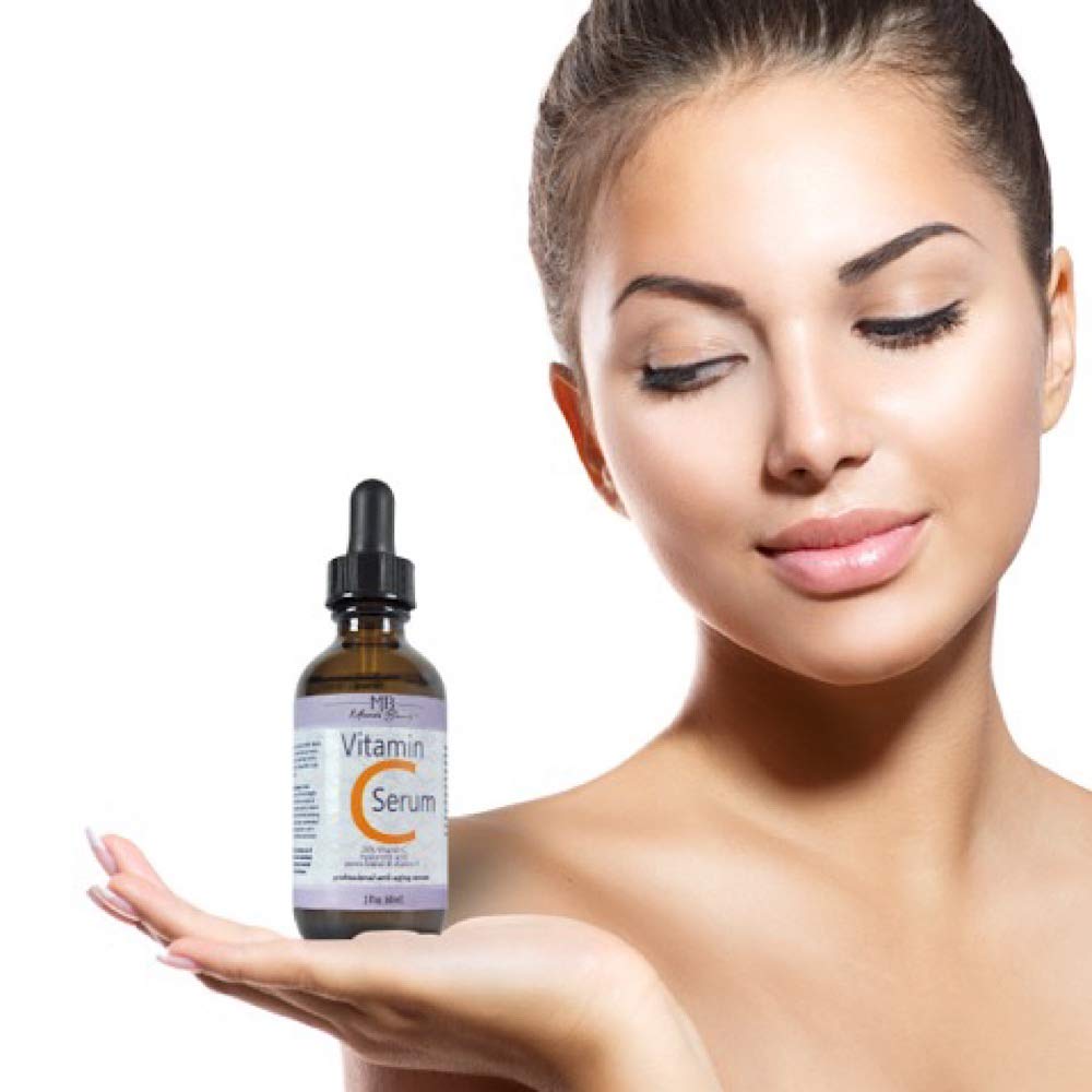 Meera's Beauty vitamin c serum usage routine shot encourages daily skincare ritual