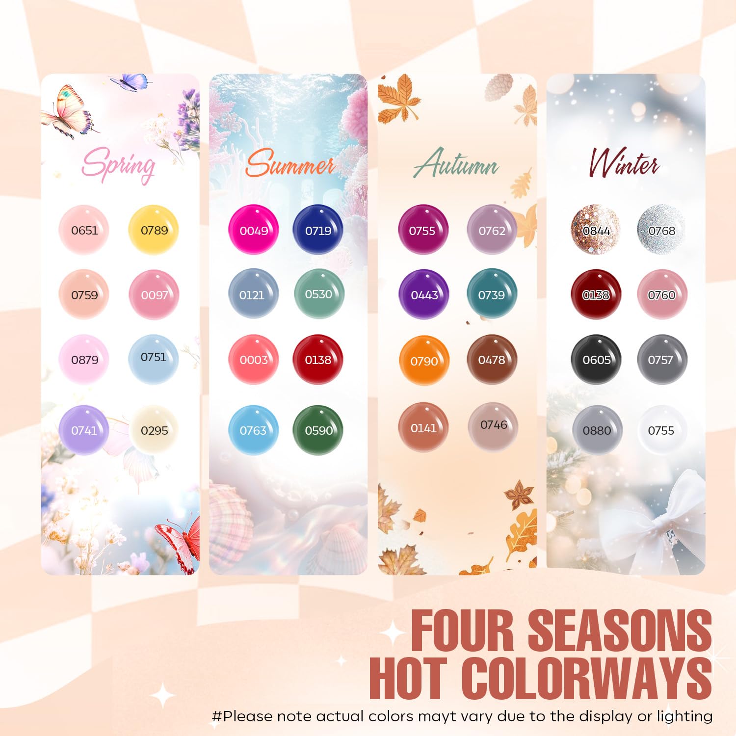 MEFA 32 colors classic gel polish set offering rich color options