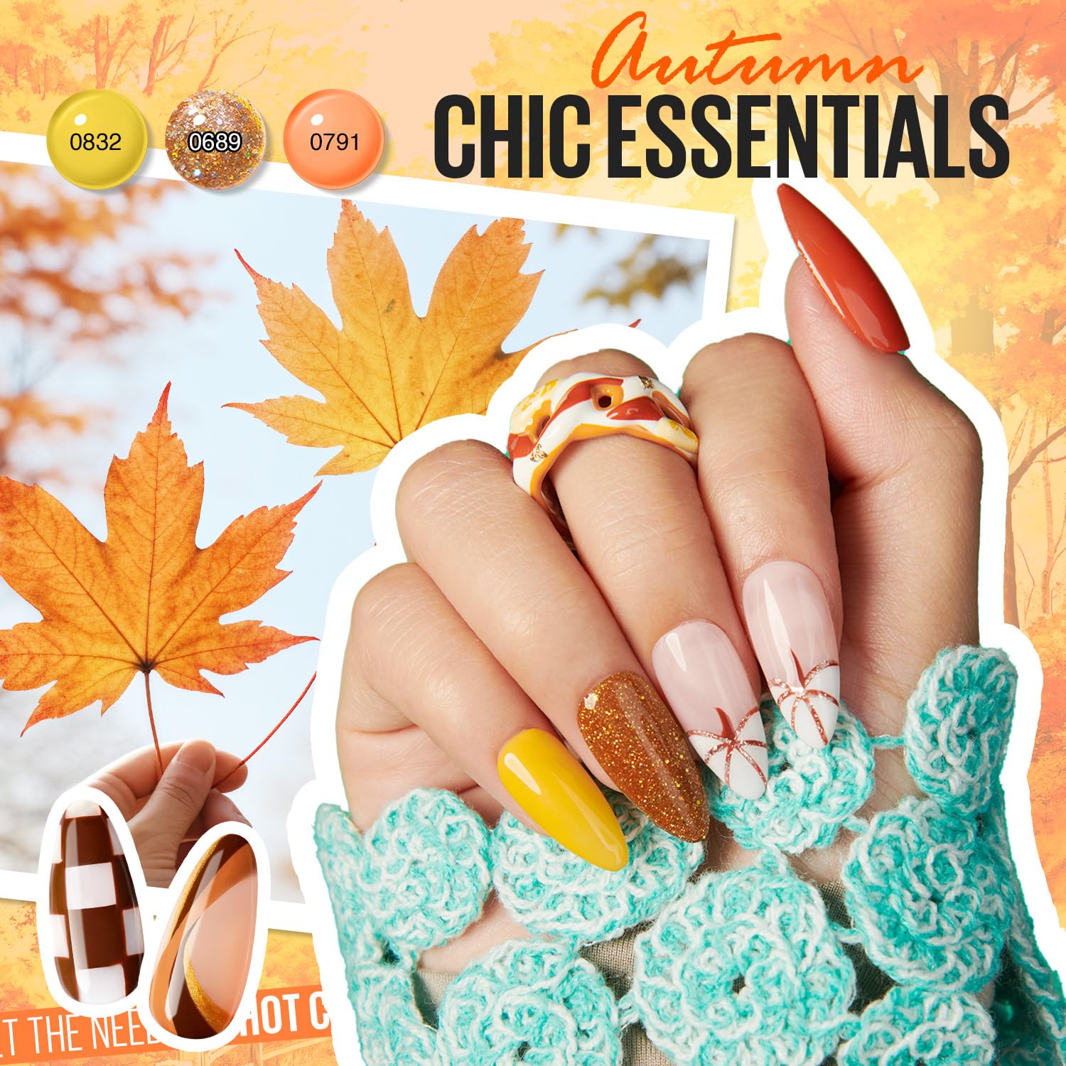 MEFA 5-piece base and top coats for a glossy, long-lasting finish
