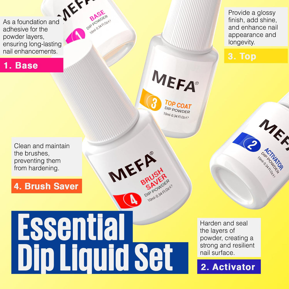 MEFA brush saver included to protect applicators and maintain consistency.