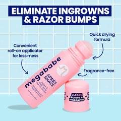 Megababe Après Shave bikini area use after waxing for soothing relief