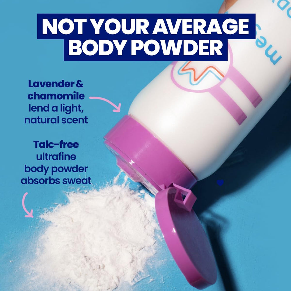 Megababe Body Dust fine powder-sift for smoothing and chafing prevention