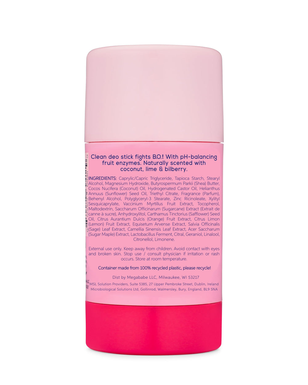 Megababe Daily Deodorant ideal for daily wear on sensitive skin.