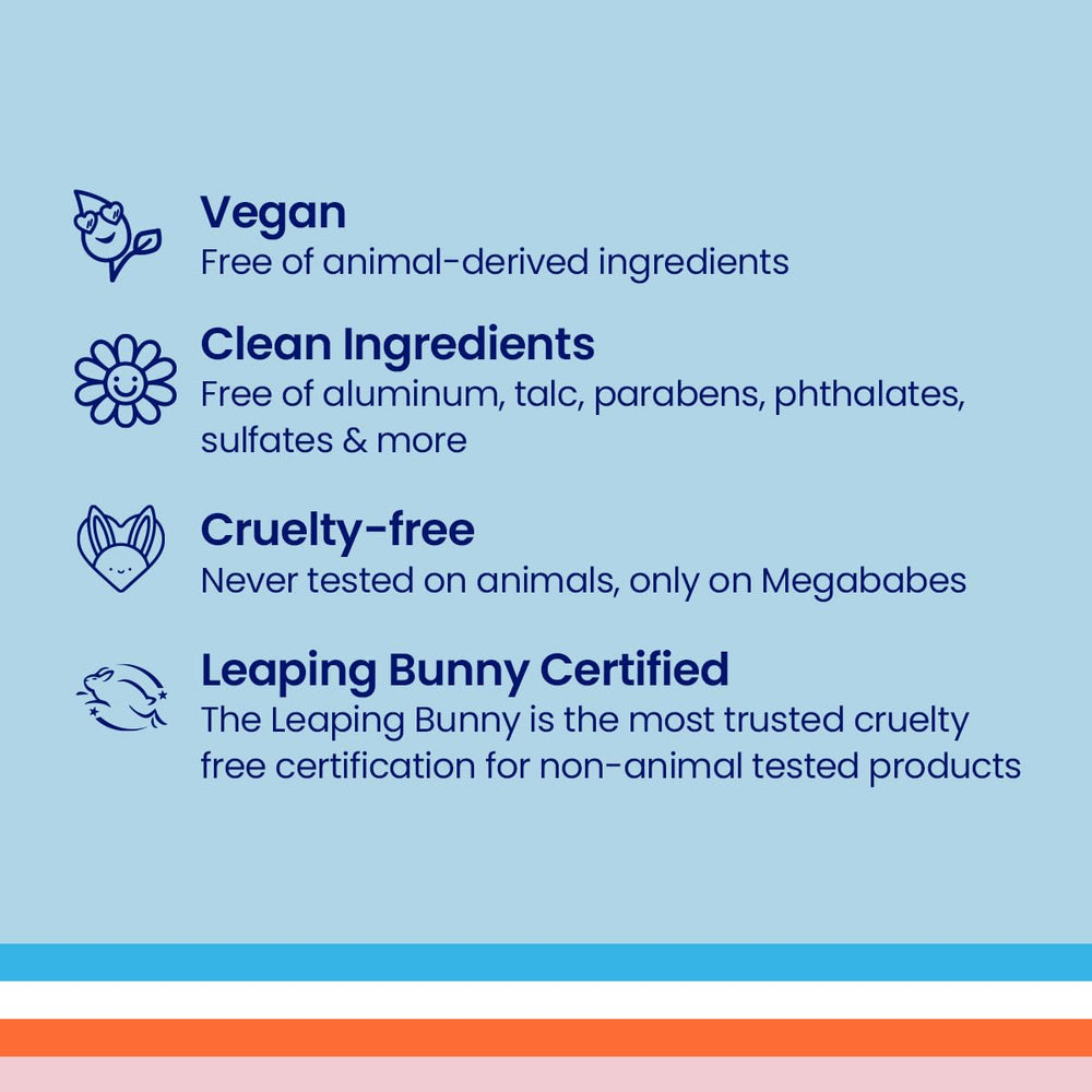 Smooth vegan stick glides on easily with eucalyptus, cedarwood, and mint scent.
