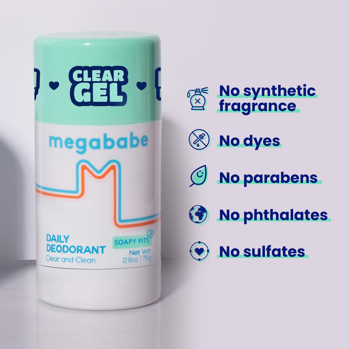 Ingredientes clave: corteza de sauce y avena en Megababe Daily Deodorant