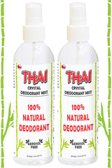 MegaRhino Thai Deodorant Spray bottle front showcases aluminum-free odor protection.
