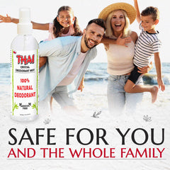 MegaRhino Thai Deodorant Spray ingredients highlight mineral salts and potassium alum.