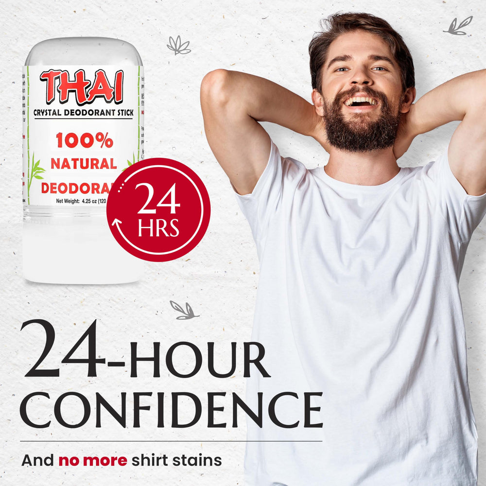 MegaRhino Thai Deodorant Stones 2-Pack dermatologist approved seal reinforces trusted skincare