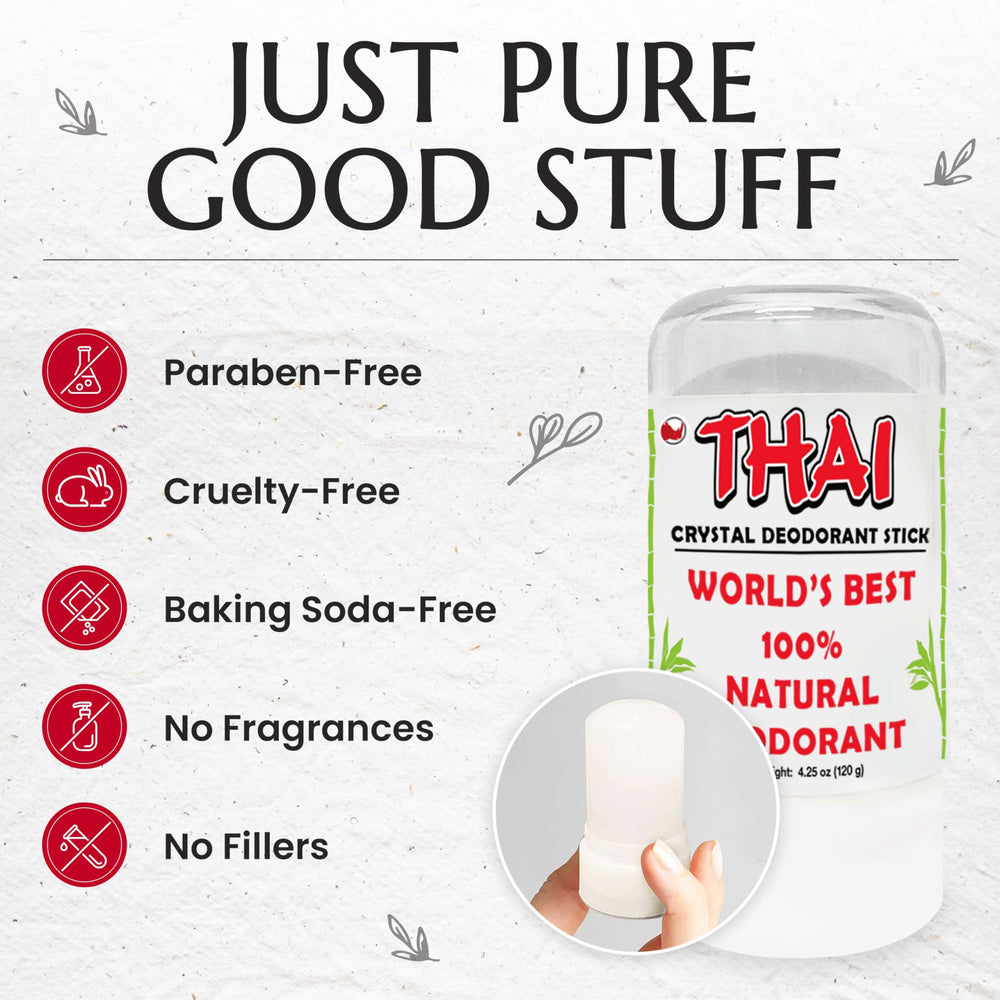 MegaRhino Thai Deodorant Stones 2-Pack made in USA signals quality and safety