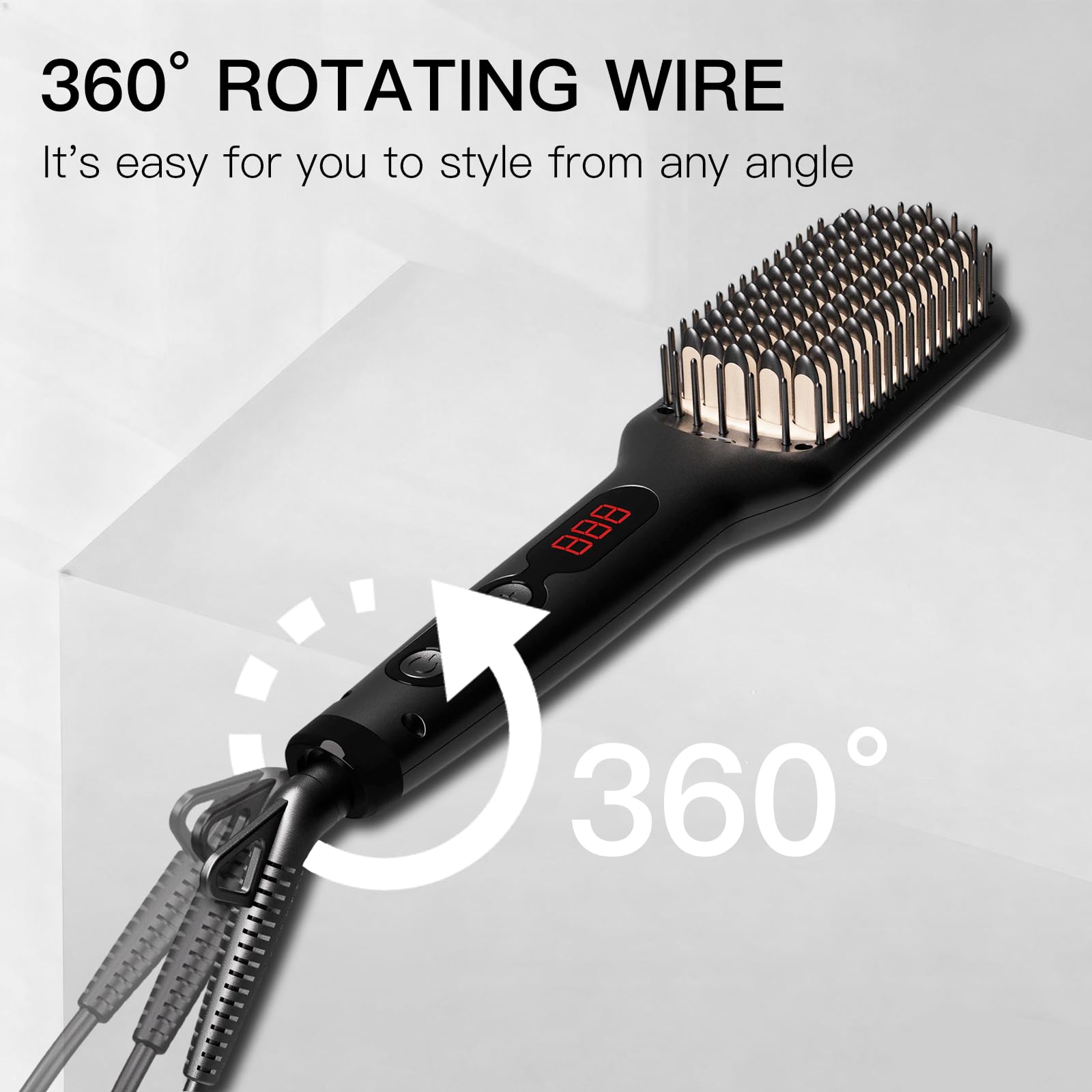 MEGAWISE Pro display shows temperature on LCD for precise heat control