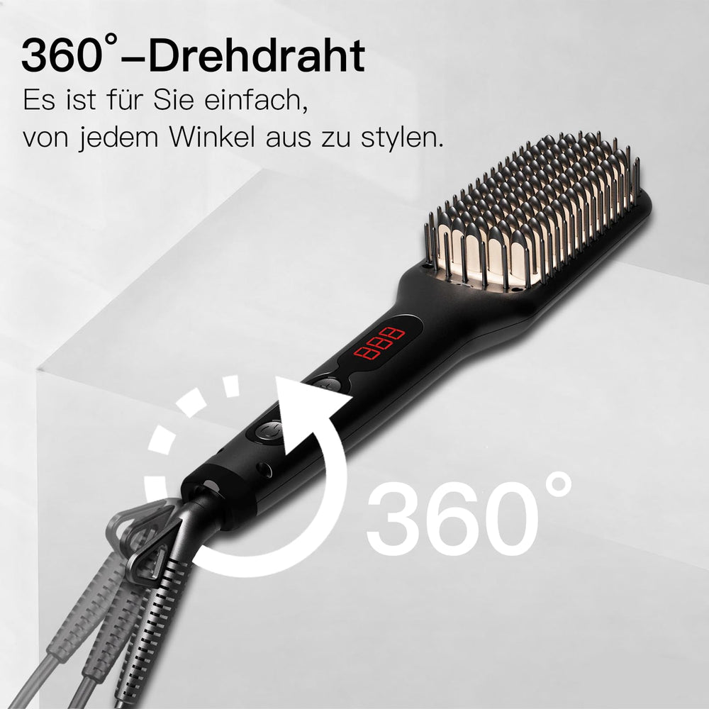 MEGAWISE Pro ionizer with nano teeth minimizes static and frizz.