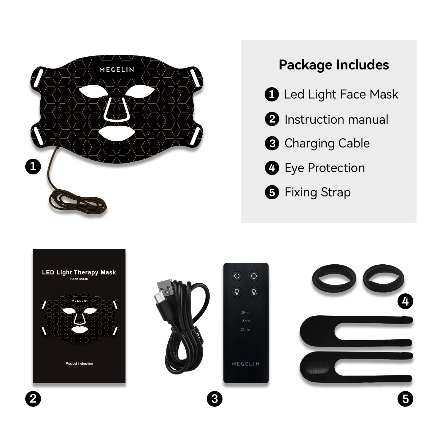 MEGELIN mask in use for at-home skincare routine