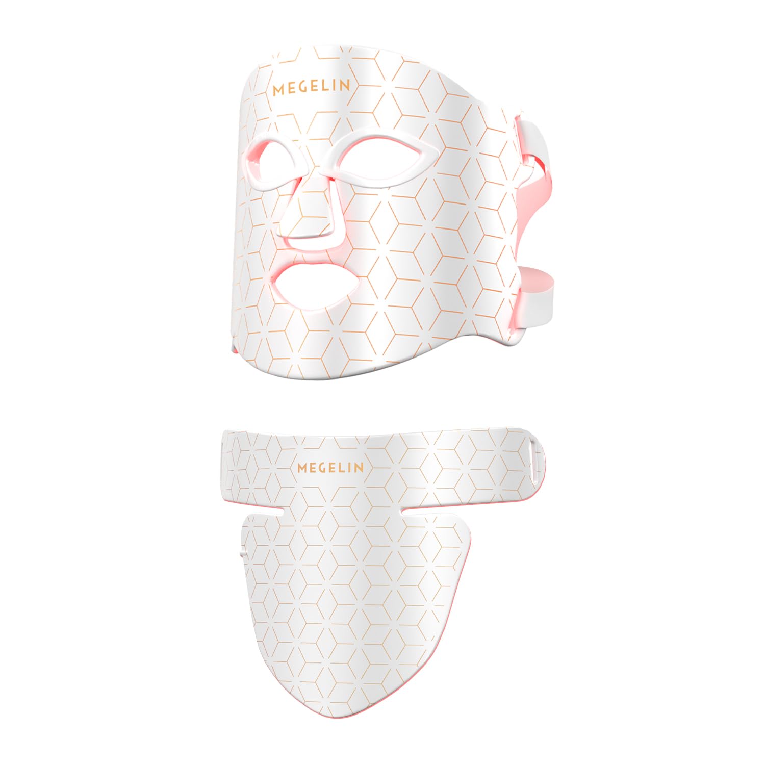 MEGELIN LED Face Neck Mask foldable compact for travel-friendly skincare