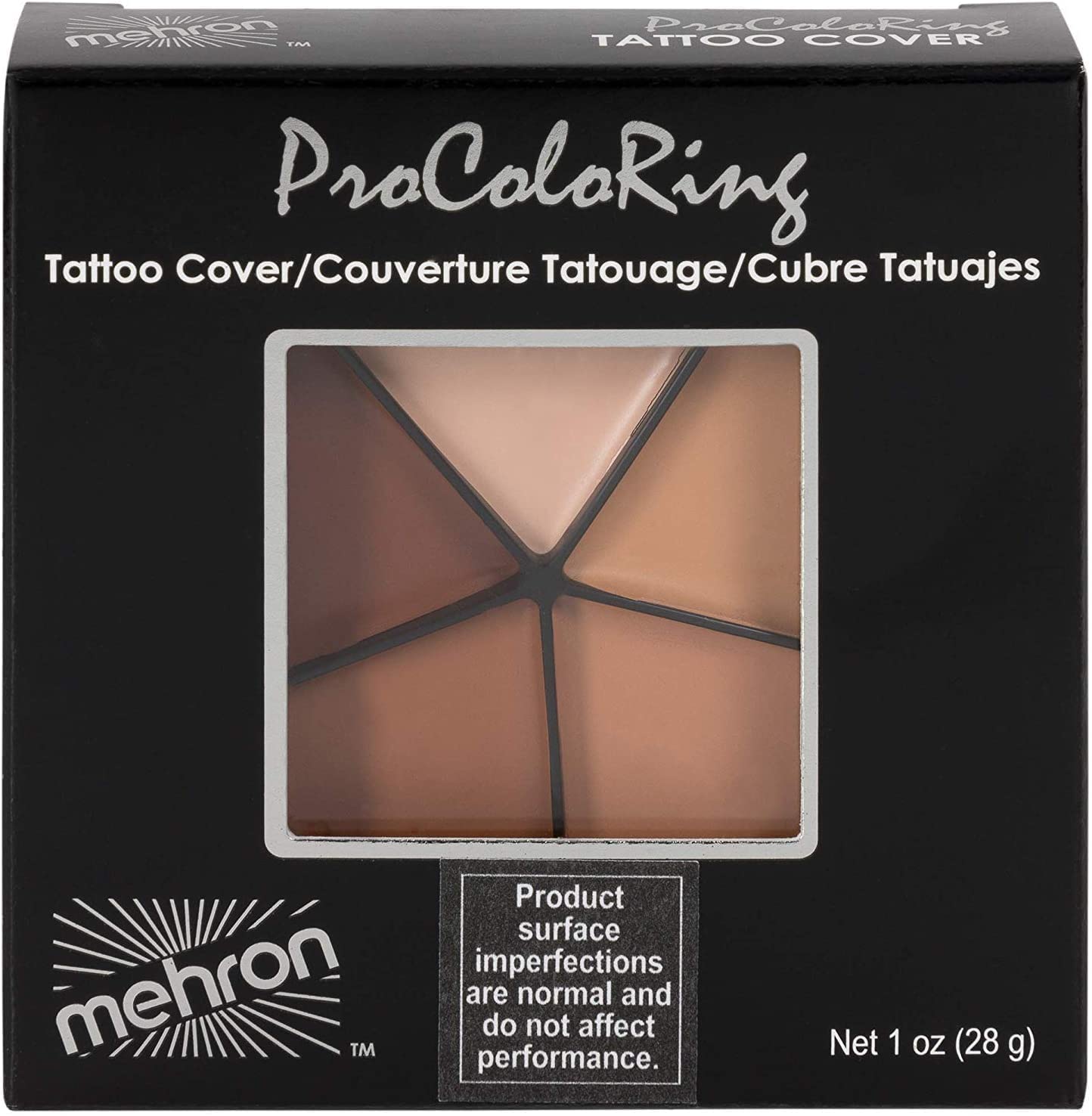 Mehron Colorset Powder for longer wear and smudge resistance.