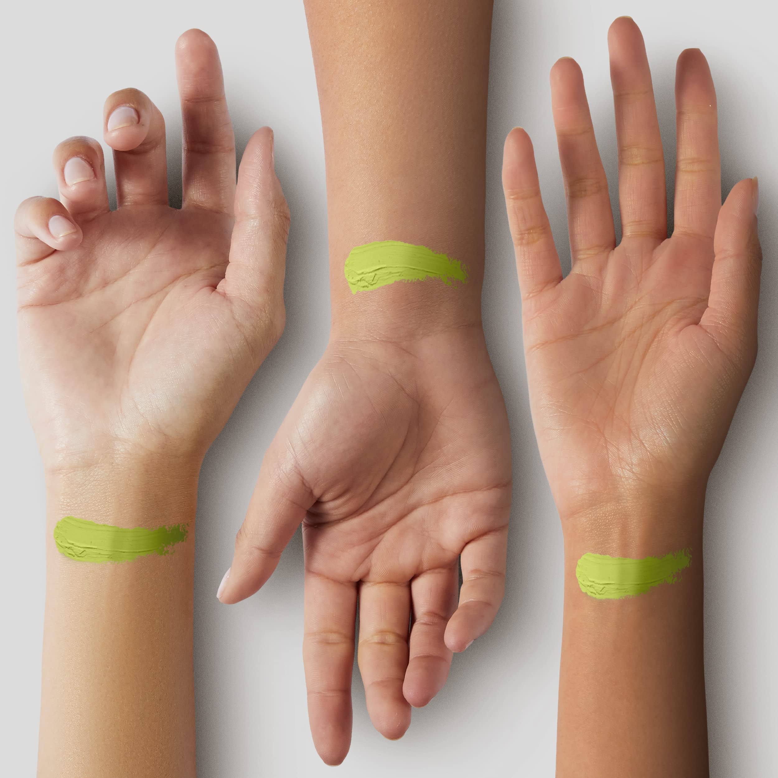 Mehron CreamBlend Stick Ogre Green vegan formula closeup