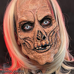 Mehron Liquid Latex applied to skin enables secure prosthetics and durable special effects.