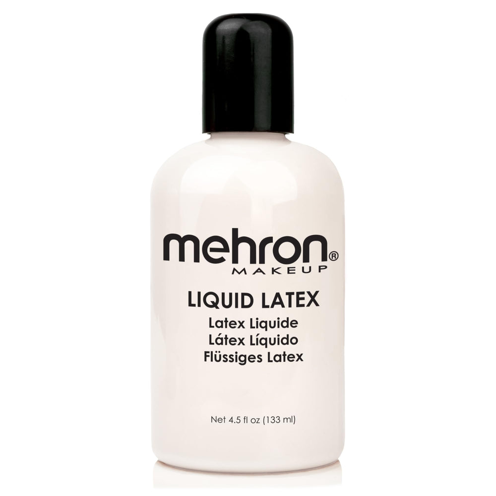 Mehron Liquid Latex demonstrates adhesion for prosthetic appliance attachment and seamless skin bond.