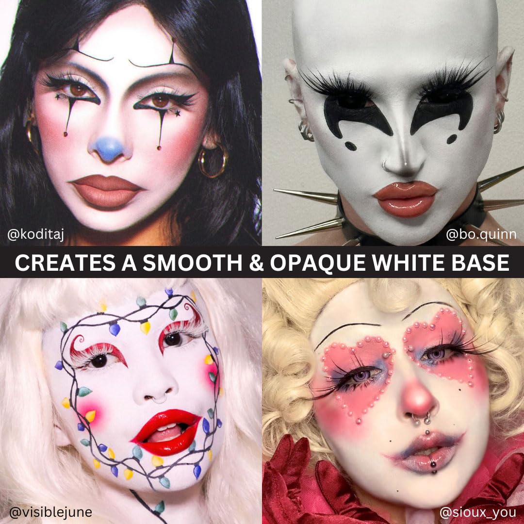 Stage lighting image highlighting Mehron setting powder performance
