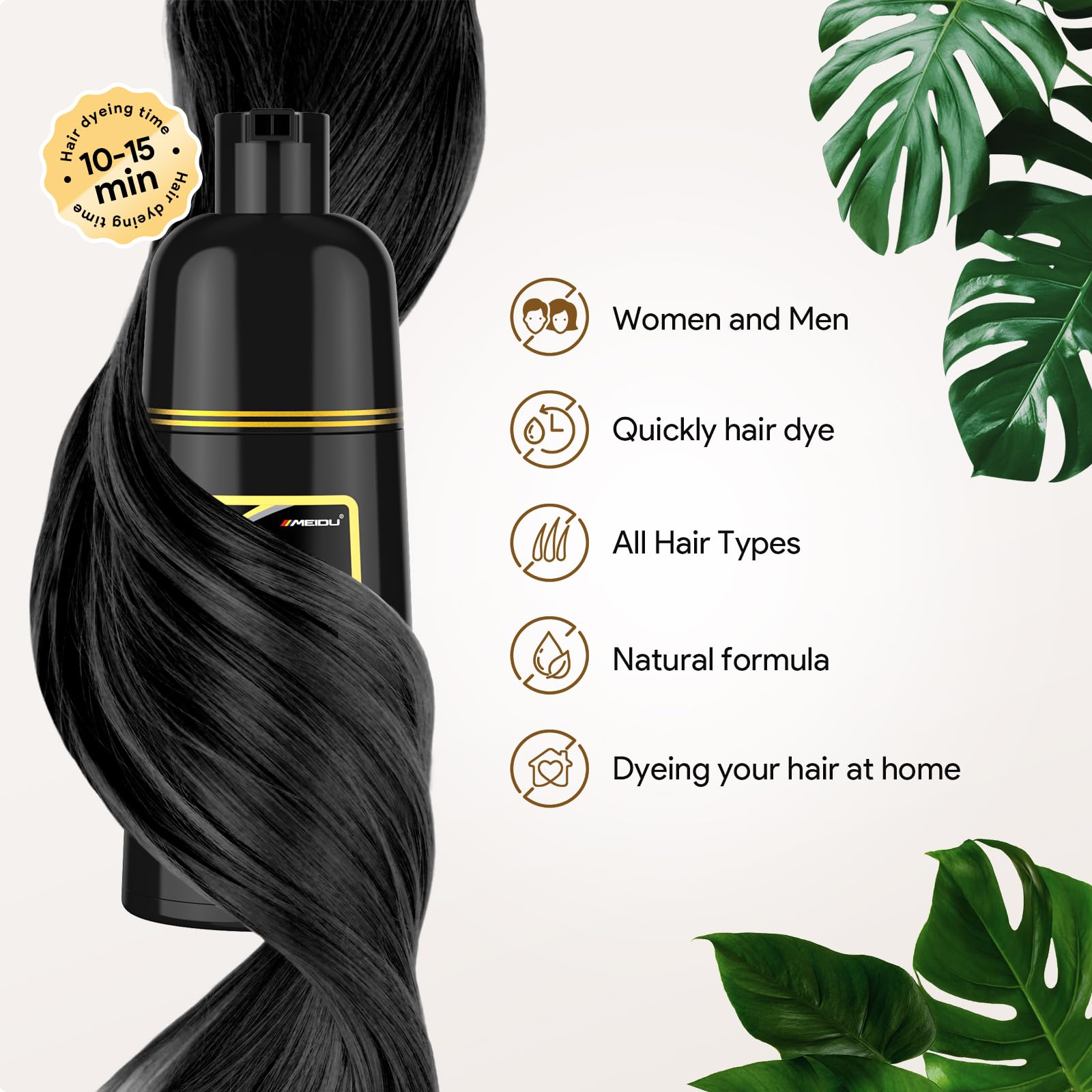 MEIDU natural plant extracts deliver gentle care without irritating smells.