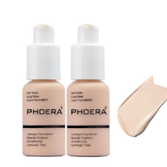 Meifen Phoera porcelain 101 foundation bottle front delivering smooth, even coverage.