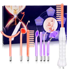 Meifuly high-frequency wand front view for portable facial cleansing and toning.