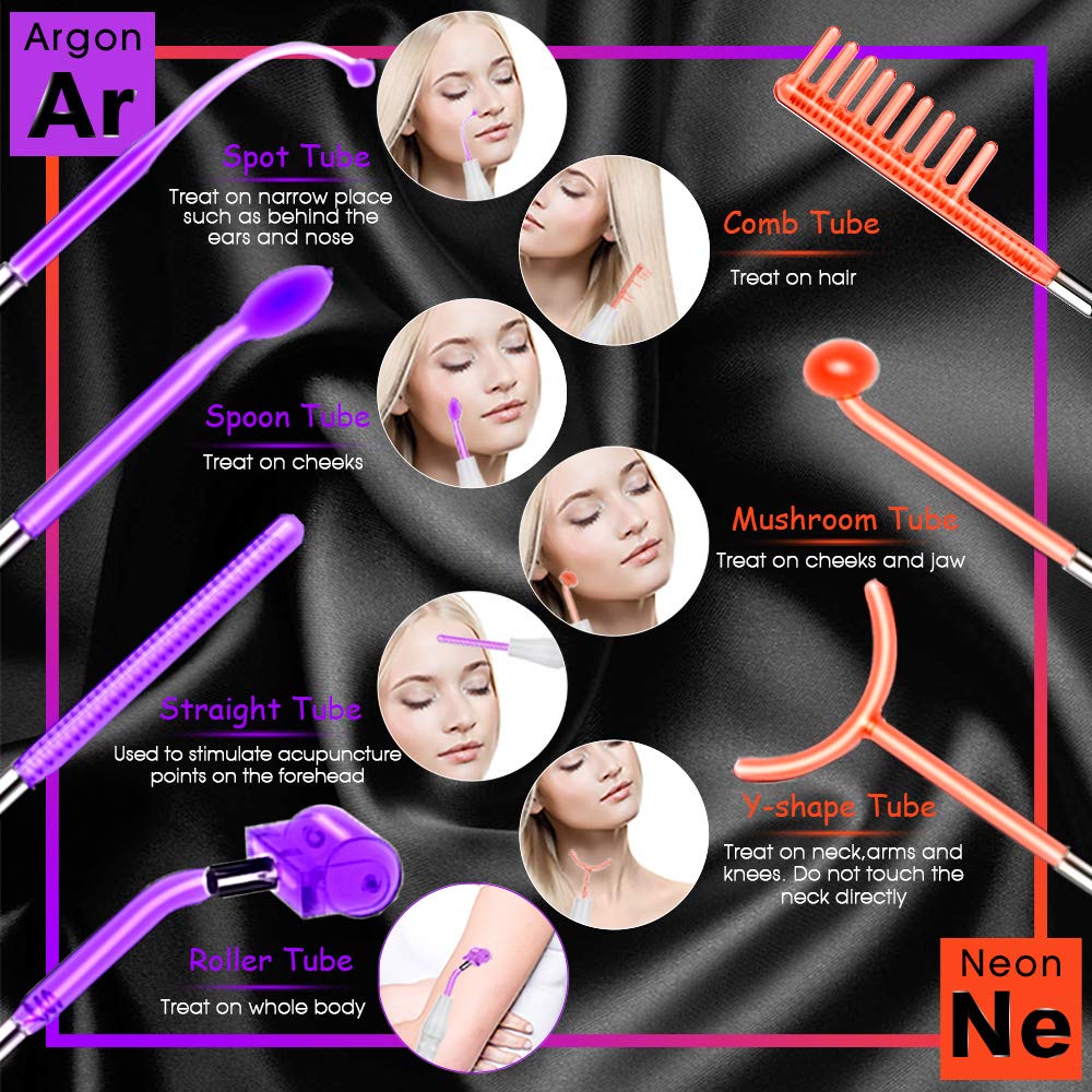 Meifuly high-frequency wand in hand for on-the-go skincare routines.