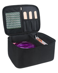 Meiiy Waxing Kit Bag side view shows durable construction for on-the-go organization