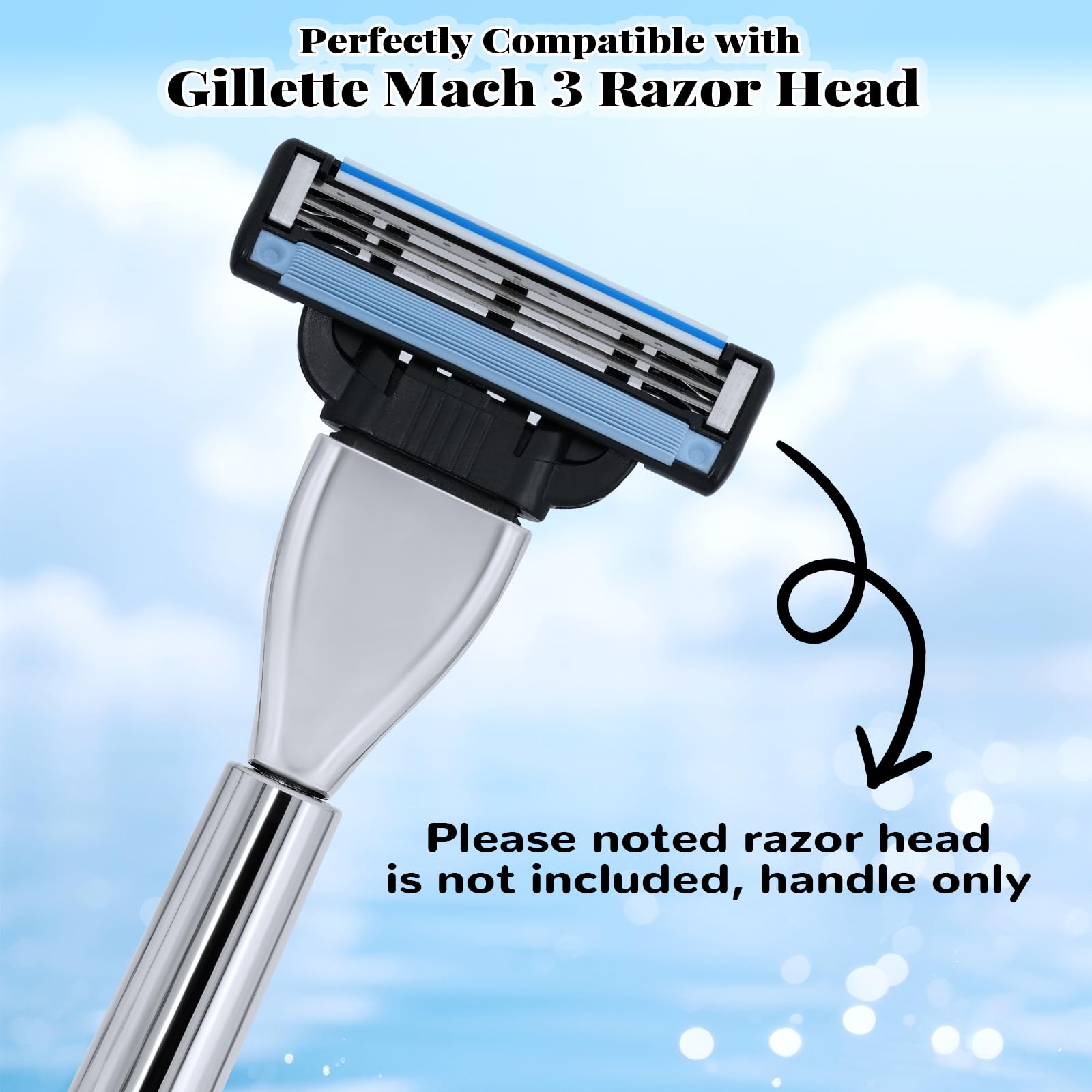 MEIJIAYOU razor handle portable-lightweight aids travel-friendly shaving anywhere.
