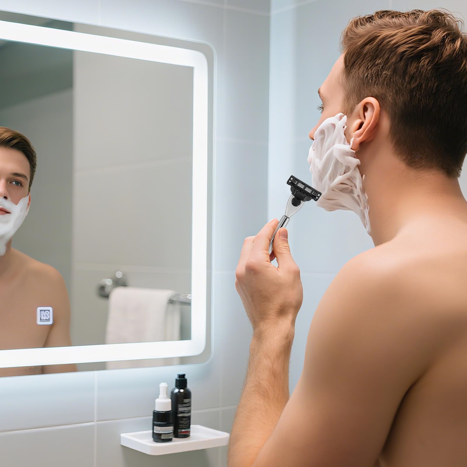 MEIJIAYOU razor handle reusable-eco emphasizes eco-friendly alternative to disposable components.