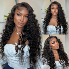 MEIMEI 28-inch loose wave HD lace front wig with natural volume for daily wear