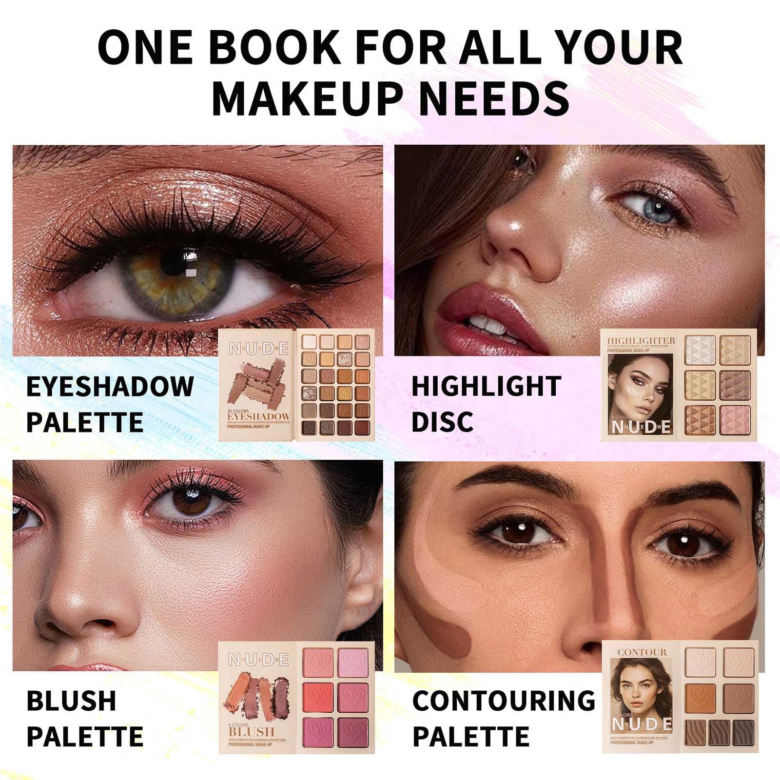 MeiPlumLai book-palette open layout reveals color range for quick looks.