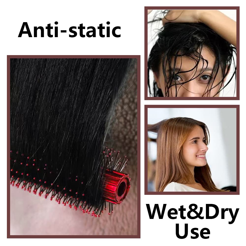 Meisheamin detangling brush glides through knots with less painful brushing