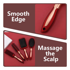 Meisheamin rectangle comb helps detangle and smooth hair with minimal pull